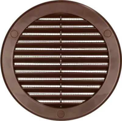 Immagine prodotto di Griglia di ventilazione rotonda KOTARBAU® ⌀ 100 mm marrone con zanzariera