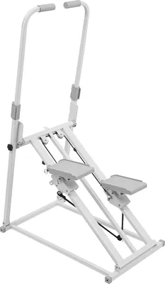 Produktbild von Stepper / Treppen-Stepper - 3-stufig verstellbar - Belastbar bis 100 kg - Leise 20–30 dB - Bein- & Cardio-Training - Freistehend - Weiß