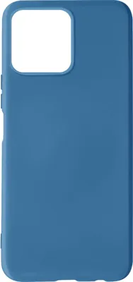 Immagine prodotto di Custodia semirigida in silicone per Honor X8, Soft Touch - Blu