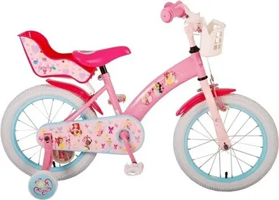 Immagine prodotto di Bicicletta per bambini Disney Princess - Bambine - 16 pollici - Rosa