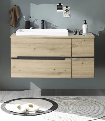 Produktbild von Waschbeckenunterschrank mit Waschbecken MEMPHIS