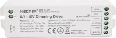 Produktbild von 2.4G Funk Controller LS4PUSH/ 0-10V/1-10V Dimmer 12-24V bis 15A