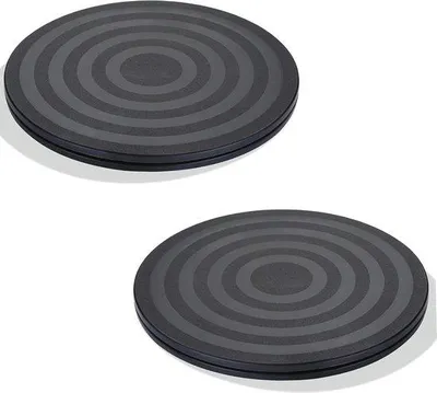 Image de Plateaux tournants de 20 cm - Lot de 2 plateaux tournants à 360 degrés pour l'artisanat, le jardinage et l'électronique