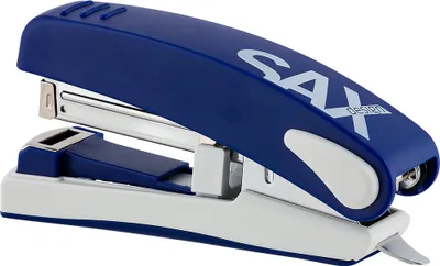 Produktbild von SAX Design Flachhefter "Flat clinch", 30 Blatt, blau