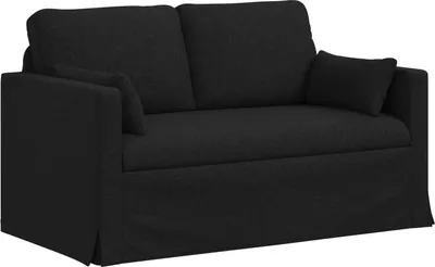 Zdjęcie produktu dla Sofa vidaXL, czarna, 139 x 78 x 80 cm, materiałowa