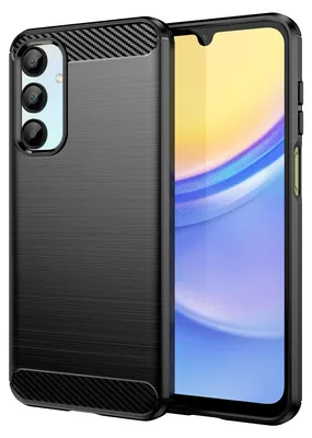 Produktbild von Carbon Hülle für Samsung Galaxy A16 Handyhülle Back Cover Handy Tasche Bumper