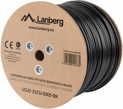 Image de LANBERG Verlegekabel Outdoor CAT.5E UTP 305m Kupfer Fluke sw