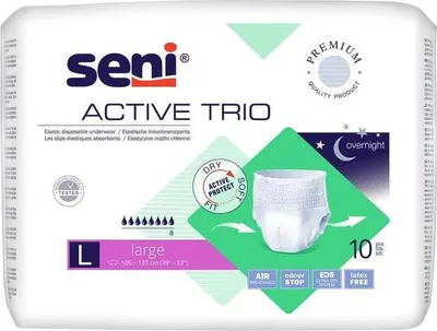Image de Seni Active Trio Large - 16 paquets de 10 protections