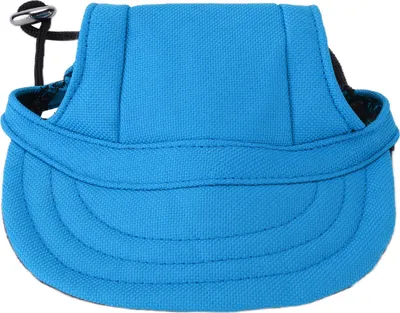 Produktbild von Hunde Baseballhut Sonnenschutz bequeme verstellbare Haustier Sport mit Ohrlöchern für kleine Hundeblau s