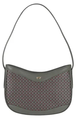 Obrázek produktu pro Dámská kabelka STELLA, model Hobo, zelená barva, materiál: kůže