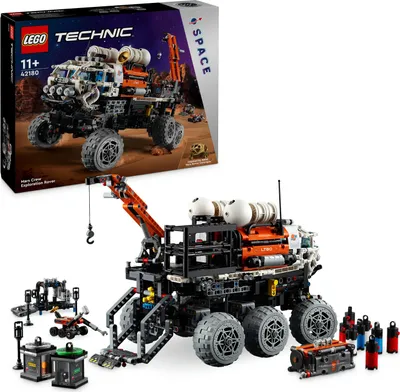 Produktbild von LEGO Technic Mars Exploration Rover, Weltraum-Spielzeug, basiert auf Raumfahrzeugen der NASA, Space Bauset, Spielzeug für Kinder, Geschenk für Jungen & Mädchen ab 11 Jahren 42180