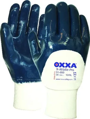 Immagine prodotto di Guanto Oxxa X-Nitrile-Pro, taglia 10, polsino parzialmente rivestito