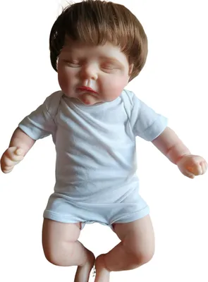 Immagine prodotto di 49CM Reborn Baby Soft Body Peaches Bambola con pelle 3D, pittura a più strati con carpal Hiar Touch Doll