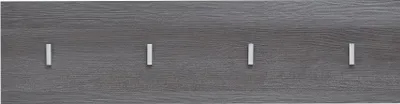 Produktbild von trendteam Garderobe Paneel Line Sardegna Rauchsilber Melamin 80 x 21 x 2 cm
