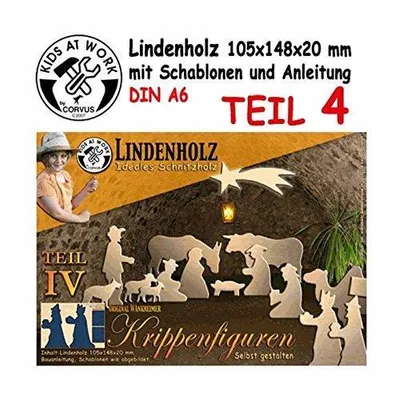 Produktbild von Schnitzholz Krippenfiguren Zwei Könige