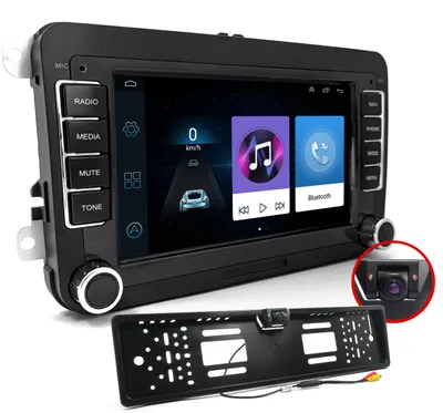 Zdjęcie produktu dla Radio Samochodowe 7021A 2/32 GB 2DIN GPS Android 12 VAG Kamera Cofania WiFi