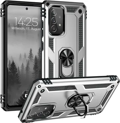 Produktbild von Armor Outdoor Handyhülle für Samsung Galaxy A52 / A52 5G / A52s 5G Handy Panzer Case Cover Schutzhülle Farbe: Silber