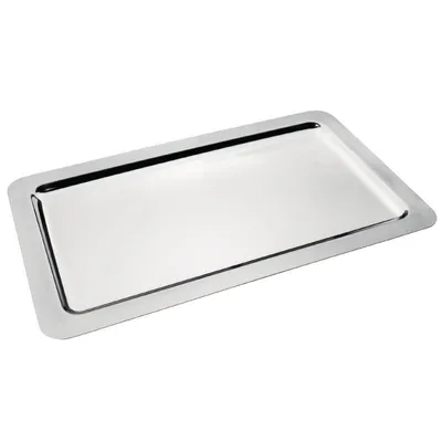 Image de Plateau alimentaire rectangulaire Olympia en acier inoxydable GN1/1