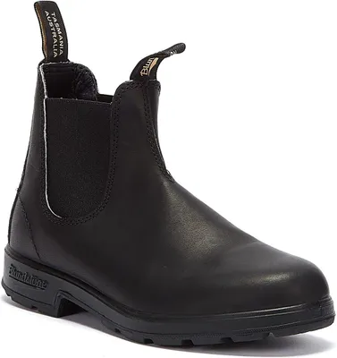 Produktbild von Blundstone Unisex Erwachsene Lederstiefel Schwarz, Größe 38 schmal, Modell 510 Voltan (500er-Serie), leicht, herausnehmbare Innensohle, SPS Stoßschutz, öl-, säure- und fettbeständig, Zuglaschen, anatomische Zwischensohle
