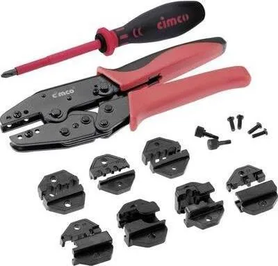 Produktbild von Cimco 106210 Squeezer set 8-piece BNC, TNC coax connectors, FOC plugs, RJ connectors (Western Electric) RJ10, RJ11, RJ45 RG55, RG58, RG59, RG62, RG174, RG8279