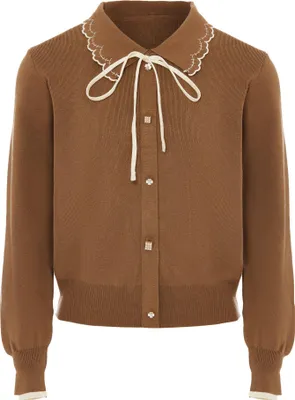 Produktbild von NAEMI damen strickjacke - coffee, XS/S