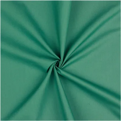 Popeline Baumwollstoff Fahnenstoff ab 1m x 146cm Meterware unifarben 2v2 OEKO-Tex 100 Basicstoff seegrün