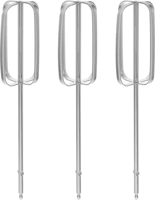 Produktbild von 3-teiliges Edelstahl-Mixerzubehör: Ersatzteile für Handmixer, elektrischen Schneebesen und Rührbesen, Küchenzubehör für Backen, Kochen und Feiern