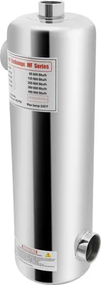 Produktbild von Pool-Wärmetauscher - Wärmetauscher 60 kW - SS304 Edelstahl - Für Schwimmbad & Spa - Poolwasser-Heizung - Silber