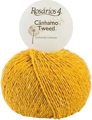 Produktbild von Rosários 4 Cânhamo Tweed 07 Yellow Strickgarn
