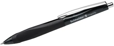 Produktbild von Schneider Schreibgeräte Haptify, Clip, Clip-on-Einziehkugelschreiber, Nachfüllbar, Schwarz, 10 Stück(e), Medium