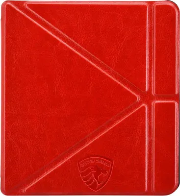 Produktbild von Dutch Shield - Origami Case Hülle für das Tolino Epos 3 Ebook - Klapphülle Ereader Schutzhülle Cover Rot