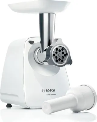 Image de Hachoir à Viande BOSCH SmartPower, 350 W, 1.7 kg/mn, 1 Grille, Noir MFW2500W