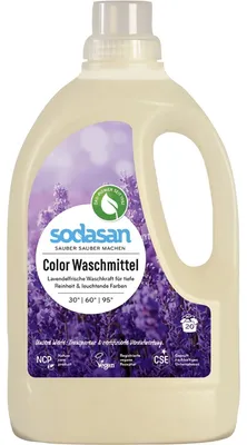 Produktbild von SODASAN Lavendel Flüssigwaschmittel für Buntwäsche