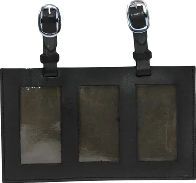 Produktbild von AMKA Fahrgeschirr Startnummerntasche 3stellig Leder
