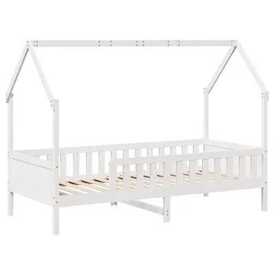Image de Cadre de lit d'enfants forme de maison sans matelas pin
