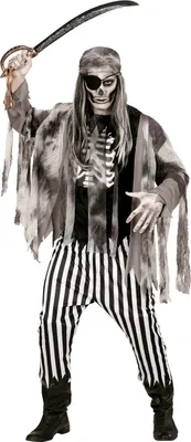 Image de Costume pirate du bateau fantôme, taille:L