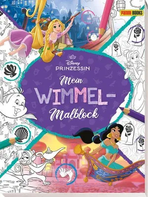 Immagine prodotto di Disney Principessa: Il mio libro da colorare e trovare oggetti: Blocco da colorare con perforazioni
