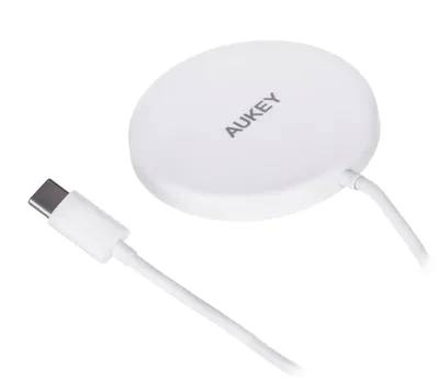 Produktbild von AUKEY Aircore, Drinnen, USB, Kabelloses Aufladen, 1,2 m, Weiß