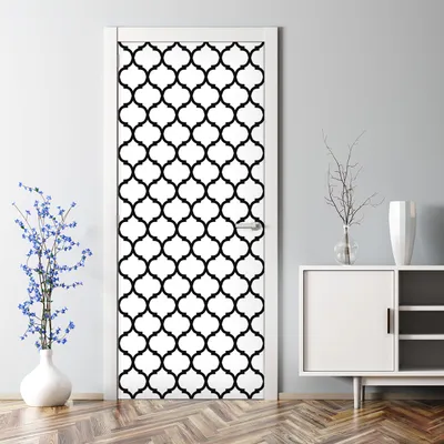 Produktbild von Dekorative Türaufkleber Aaufkleber selbstklebend Klebefolie Türtapete Marokkanische Kunst 85 x 200 cm