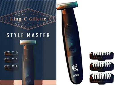 Immagine prodotto di King C Gillette Style Master Rasoio elettrico regolabarba con una lama 4D