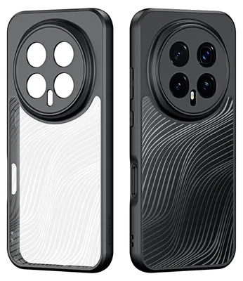 Image de Coque de téléphone portable pour Honor Magic8 Pro, Dux Ducis Aimo, transparente avec bordure noire