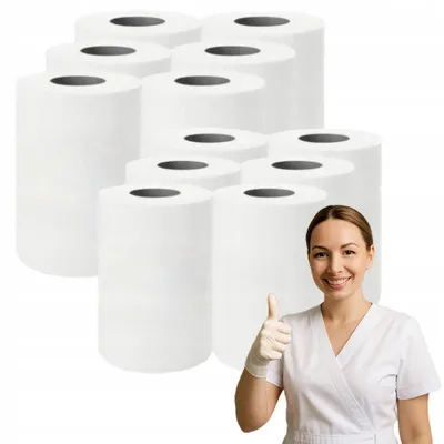 Produktbild von Mistral Küchenpapier 2-lagig, 50m, 12 Rollen, weiß