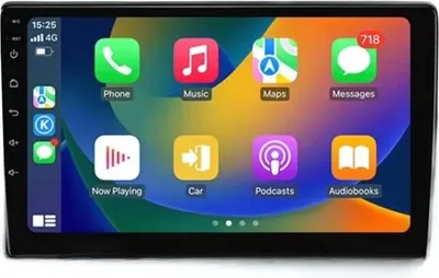 Obrázok produktu pre Autorádio s Bluetooth a CarPlay pre Seat Leon 2 Mk2 (2005–2012) – kompatibilné s Apple a Android – stereo systém s navigačným systémom – 2 GB RAM, 64 GB pamäť
