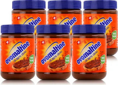 Produktbild von Ovomaltine Crunchy Cream 380g Schoko-Creme Brotaufstrich ohne Palmöl (6er Pack)