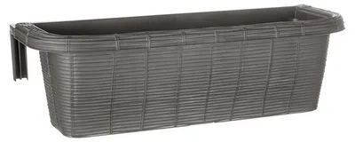 Imagen del producto de BAMA Maceta colgante RONDINE PAGLIA, 60 cm, color antracita