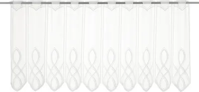 Produktbild von Scheibengardine Lamellenpanneau weiß 60x150 cm