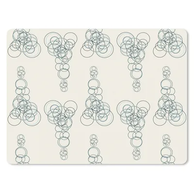 Produktbild von MuchoWow® Mauspad Mousepad Kreis - Muster - Abstrakt 40x30 cm - Mousepads - Maus Mat - Pad - Mausunterlage - Anti Rutsch