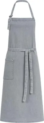 Produktbild von Greiff GASTRO MODA Service Latzschürze 100x80 Denim Hellgrau