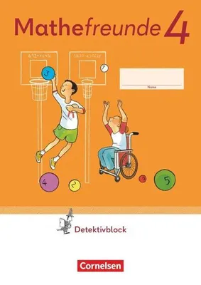 Immagine prodotto di Mathefreunde 4. Schuljahr - Zu Allgemeine Ausgabe 2022 und Sachsen 2022 - Detektivblock mit Aufgaben zum Fordern