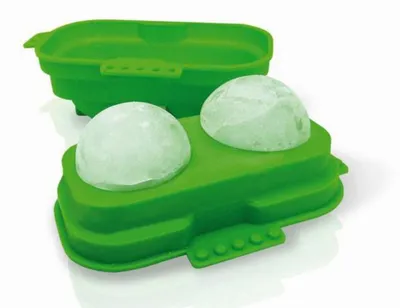 Silikon-Eiswürfelform für runde Eisbälle 5 cm, 2er-Set